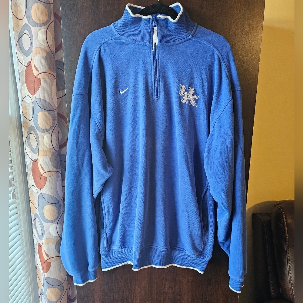 Nike Royal Blue UK Quarter Zip Sweater
